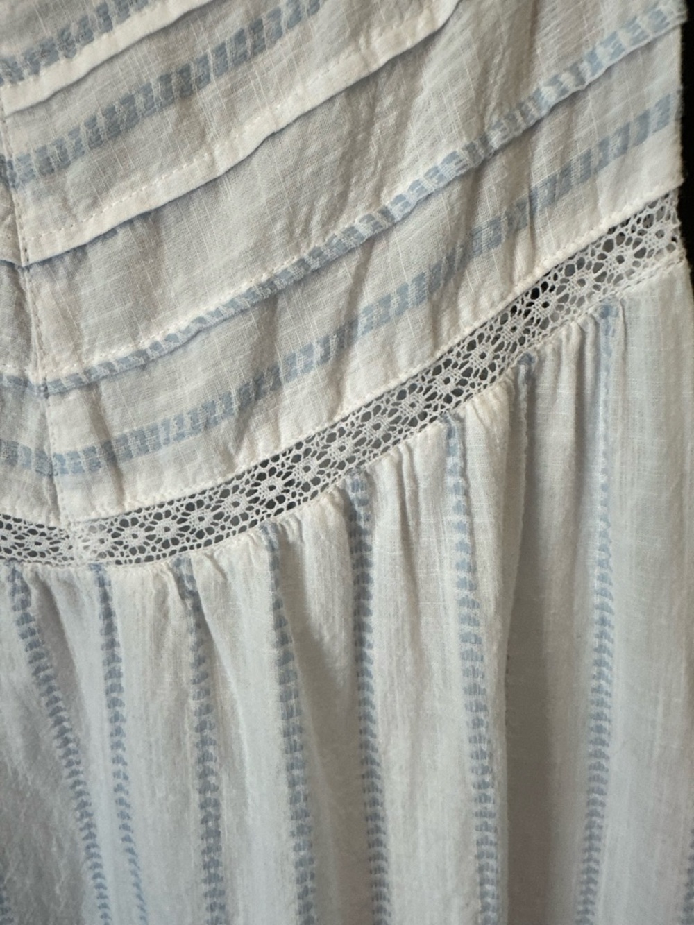 Shabby Chic White Ruffled Eyelet Sundress - Picture 9 of 13